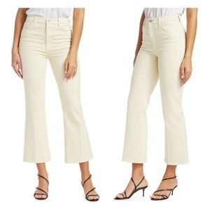 Massimo Dutti Cropped Skinny Fit Wide Leg Jean